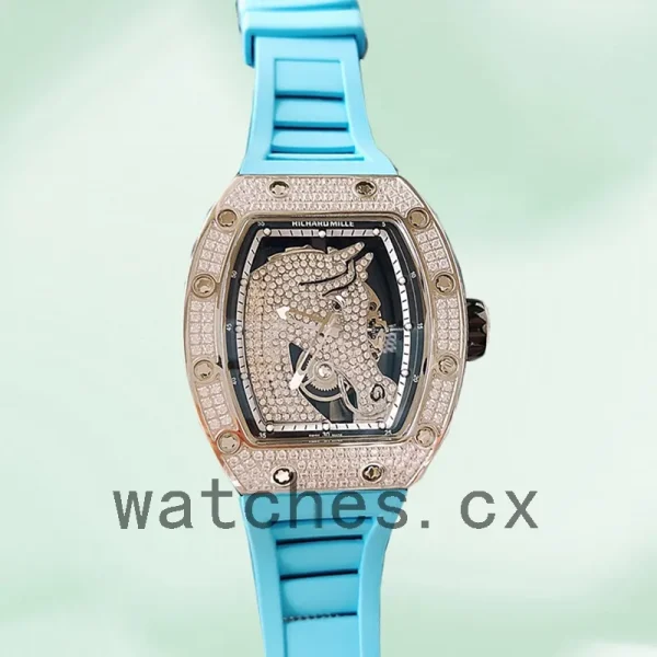 Richard Mille RM52-02 RM52-02-016 Around 43mm Men Rubber Band - Image 2