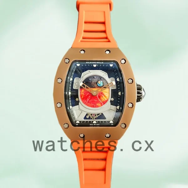 Richard Mille RM52-05 Around 50*42mm RM52-05-004 Men Rose Gold-tone - Image 2