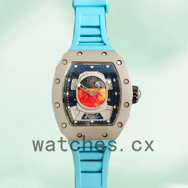 Richard Mille RM52-05 Around 50*42mm RM52-05-007 Men Rubber Band - Image 2