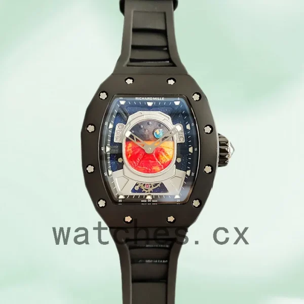 Richard Mille RM52-05 RM52-05-011 Men Around 50*42mm Black - Image 8