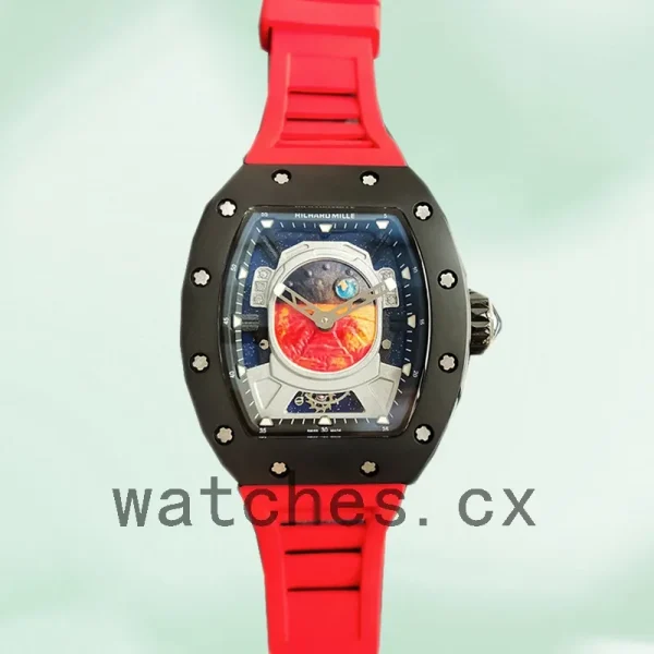 Richard Mille RM52-05 RM52-05-011 Men Around 50*42mm Black - Image 5