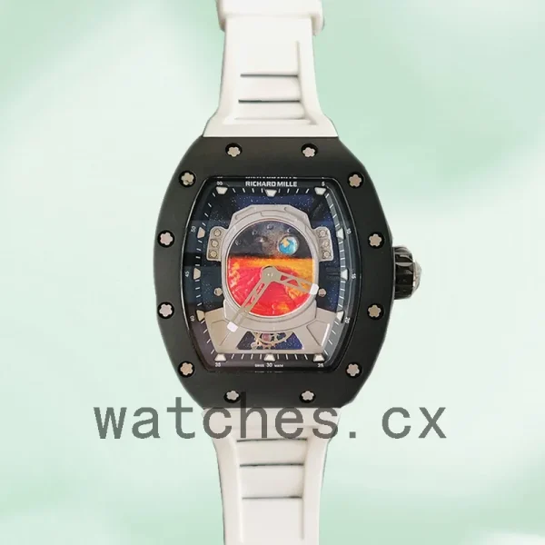 Richard Mille RM52-05 RM52-05-011 Men Around 50*42mm Black - Image 7