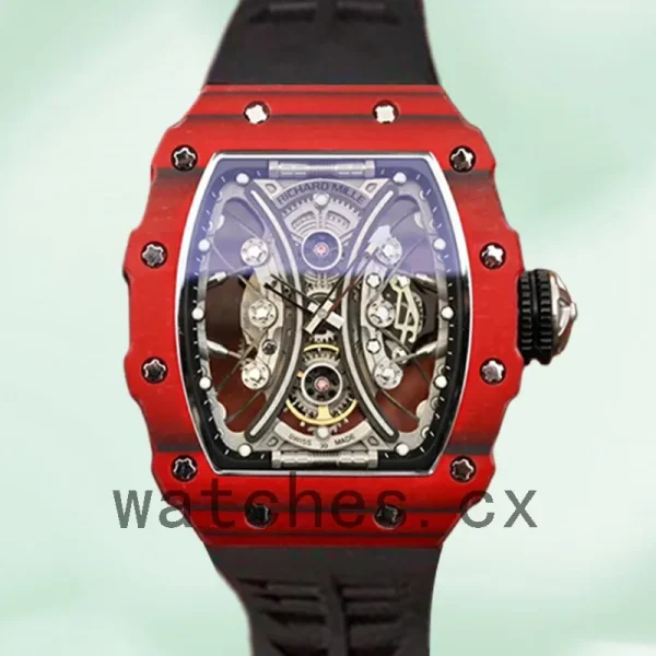 Richard Mille RM53-01 Men RM53-01-003 Around 50*43mm Mechanical Rubber Band