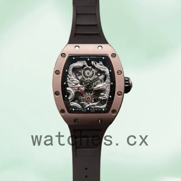 Richard Mille RM57-01 Men RM57-01-001 Around 50*40mm Rose Gold - Image 2