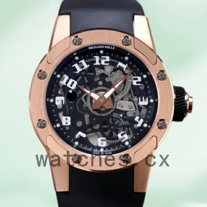 Richard Mille RM63-01 Unknown Men RM63-01-001 Transparent Dial Rose Gold