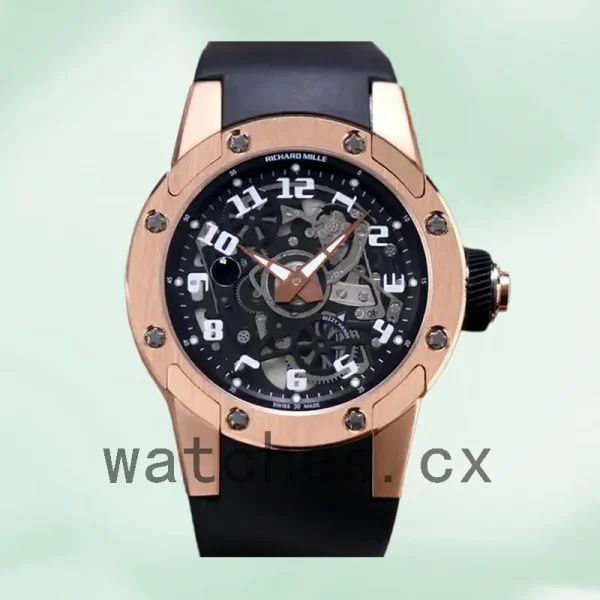 Richard Mille RM63-01 Unknown Men RM63-01-001 Transparent Dial Rose Gold - Image 2