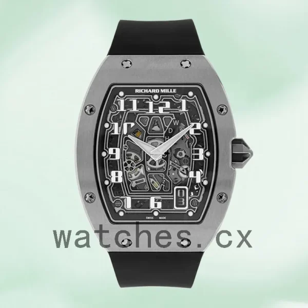 Richard Mille RM 67-01 RM 67-01 Men Around 41mm Black Dial Silver - Image 2