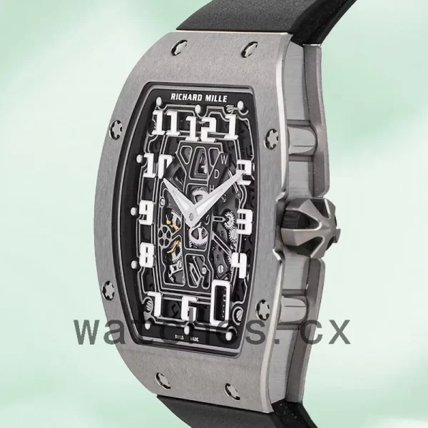 Richard Mille RM 67-01 RM 67-01 Men Around 41mm Black Dial Silver - Image 4