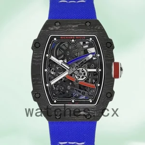 Richard Mille RM 67-02 RM 67-02 Men Around 40mm Transparent Dial Black