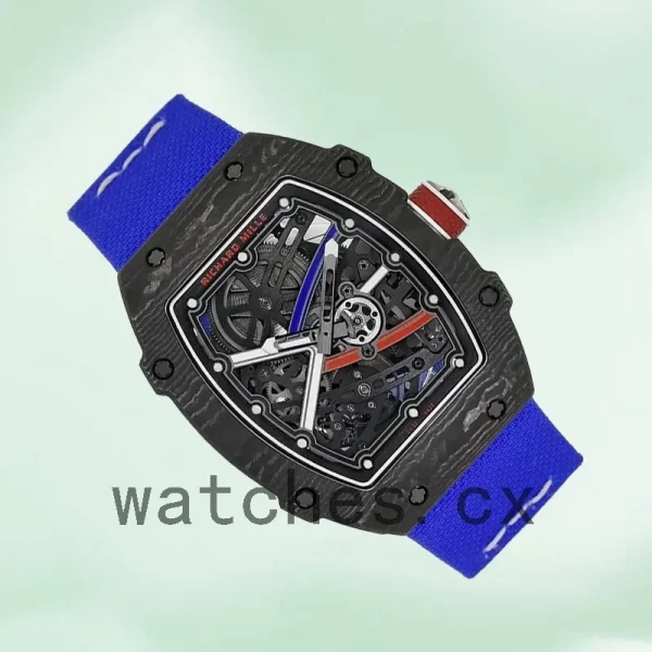 Richard Mille RM 67-02 RM 67-02 Men Around 40mm Transparent Dial Black - Image 3
