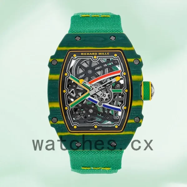 Richard Mille RM 67-02 RM 67-02 Around 40mm Men Transparent Dial Strap - Image 2