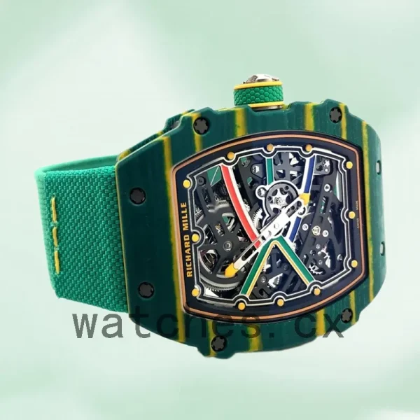 Richard Mille RM 67-02 RM 67-02 Around 40mm Men Transparent Dial Strap - Image 4