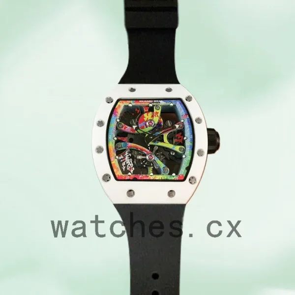 Richard Mille RM68-01 RM68-01-002 Around 50*40mm Men Rubber Band - Image 2