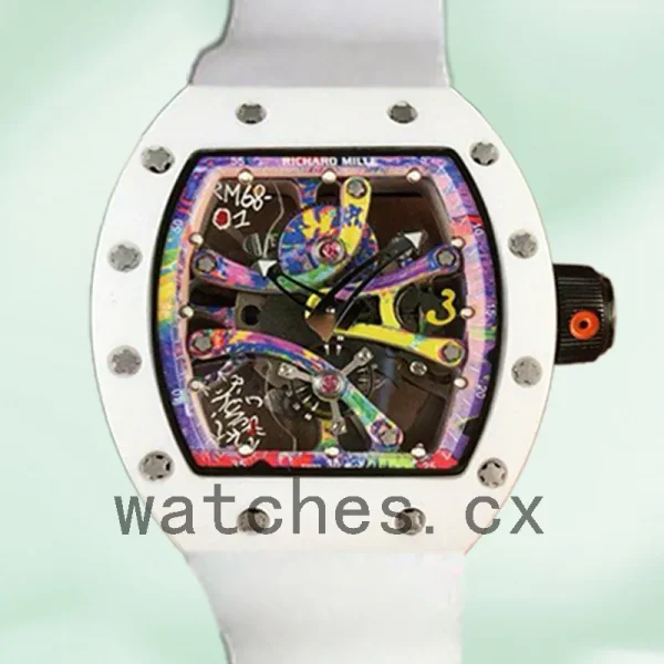 Richard Mille RM68-01 Men Around 50*40mm RM68-01-003 Hand Wind