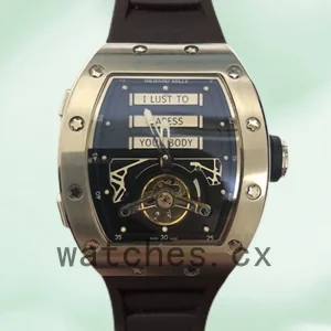 Richard Mille RM069 RM069-001 Men Around 50*43mm Silver Mechanical