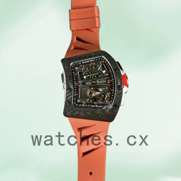 Richard Mille RM70-01 Around 49x55mm Men RM70-01-002 Rubber Band Mechanical - Image 2