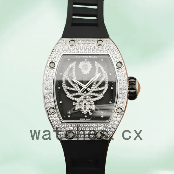 Richard Mille RM019 RMSpider-001 Around 45*38mm Men Rubber Band Diamonds - Image 2