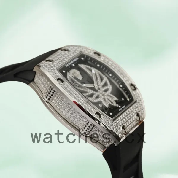 Richard Mille RM019 RMSpider-001 Around 45*38mm Men Rubber Band Diamonds - Image 3