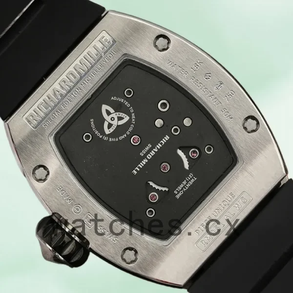 Richard Mille RM019 RMSpider-001 Around 45*38mm Men Rubber Band Diamonds - Image 4