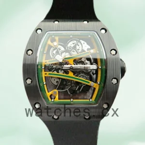 Richard Mille RM061 Around 50*40mm RM061-001 Men Black Hand Wind