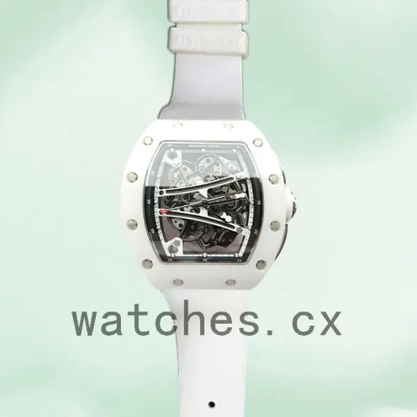 Richard Mille RM061 RM061-003 Around 50*40mm Men Skeleton Dial White - Image 2