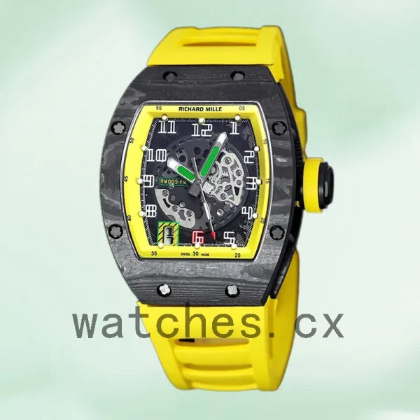 Richard Mille RM 005 RM 005-001 Men 50*42mm Black - Image 2