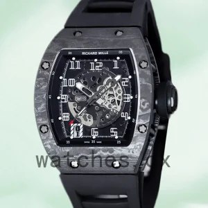 Richard Mille RM 010 50*42mm Men RM 010-007 Black Transparent Dial