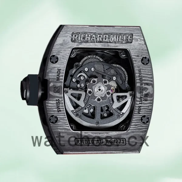 Richard Mille RM 010 50*42mm Men RM 010-007 Black Transparent Dial - Image 3