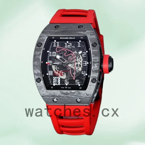 Richard Mille RM 010 Men 50*42mm RM 010-009 Transparent Dial - Image 2