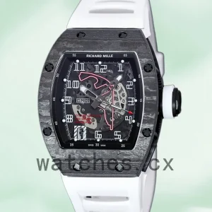 Richard Mille RM 010 50*42mm Men RM 010-010 Automatic Black