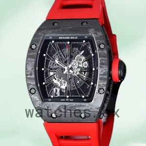 Richard Mille RM 010 Men 50*42mm RM 010-012 Automatic Rubber Band