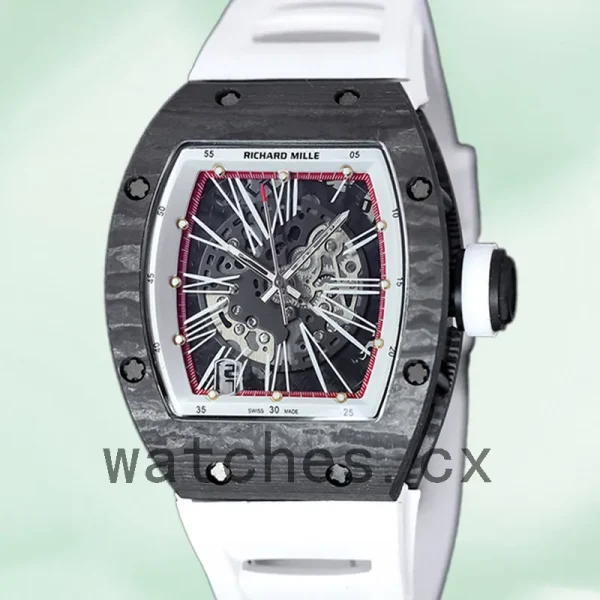 Richard Mille RM 010 RM 010-015 Men 50*42mm Black