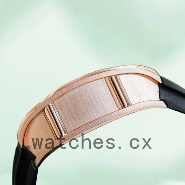 Richard Mille RM010 Around 50*40mm Men RM010 Rose Gold-tone Rubber Band - Image 3
