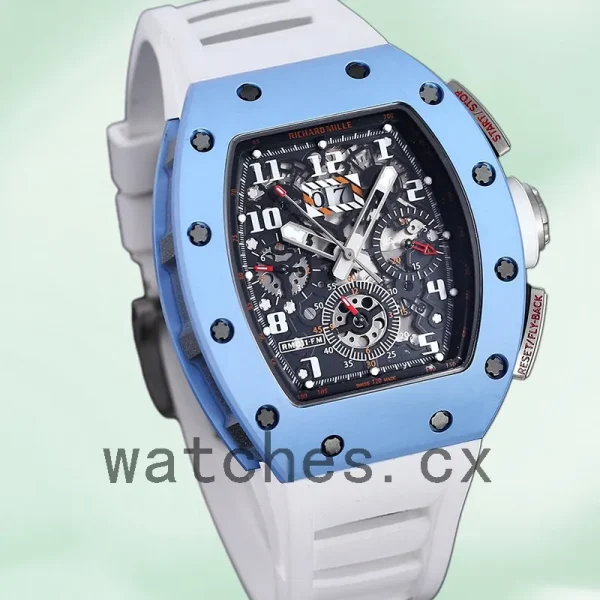 Richard Mille RM 011 Men RM 011-030 50*40mm Rubber Band Automatic - Image 3