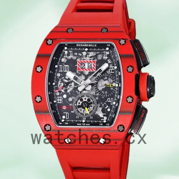 Richard Mille RM 011 50*40mm Men RM 011-032 Red