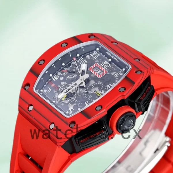 Richard Mille RM 011 50*40mm Men RM 011-032 Red - Image 3