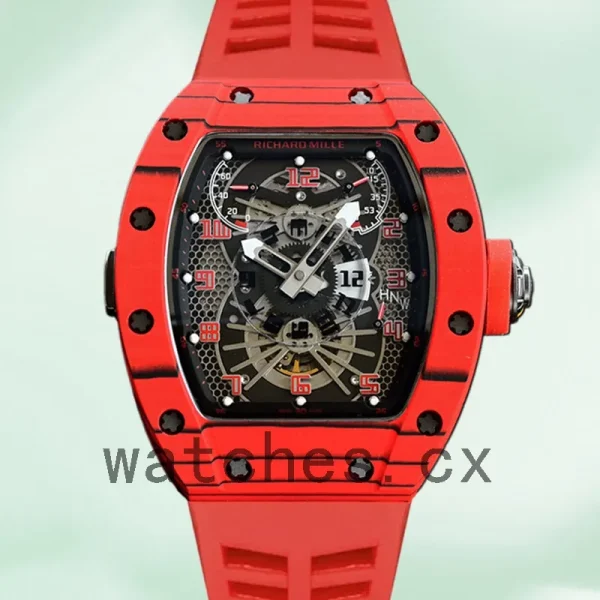 Richard Mille RM022 Around 50*40mm RM022 Men Red