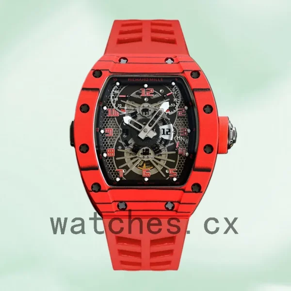 Richard Mille RM022 Around 50*40mm RM022 Men Red - Image 2