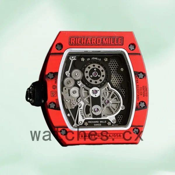 Richard Mille RM022 Around 50*40mm RM022 Men Red - Image 4