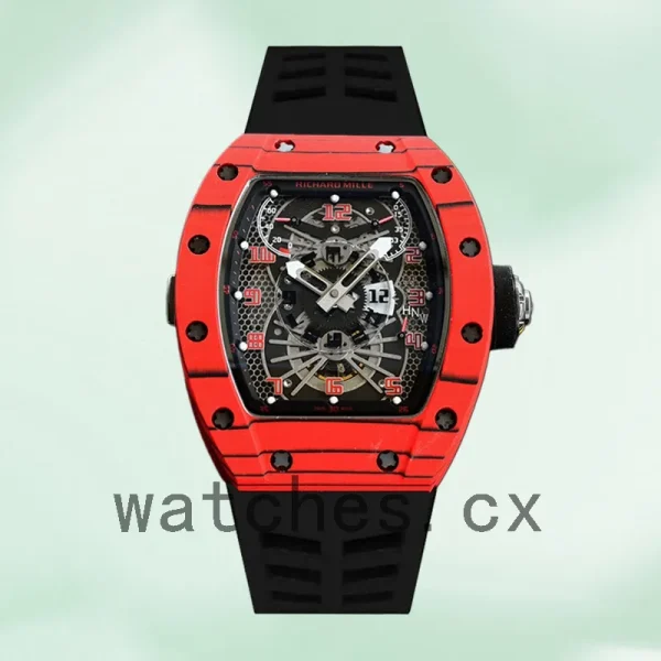 Richard Mille RM022 Men RM022 Around 50*40mm Black Dial Red - Image 2