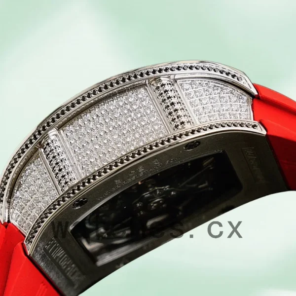 Richard Mille RM023 RM023 Around 50*40mm Men Rubber Band Transparent Dial - Image 3