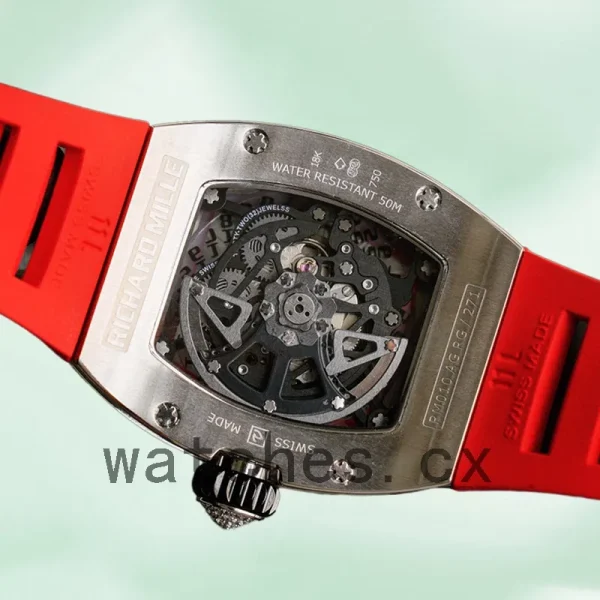 Richard Mille RM023 RM023 Around 50*40mm Men Rubber Band Transparent Dial - Image 4