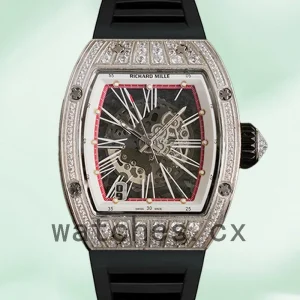 Richard Mille RM023 Men Around 50*40mm RM023 Diamond Rubber Band