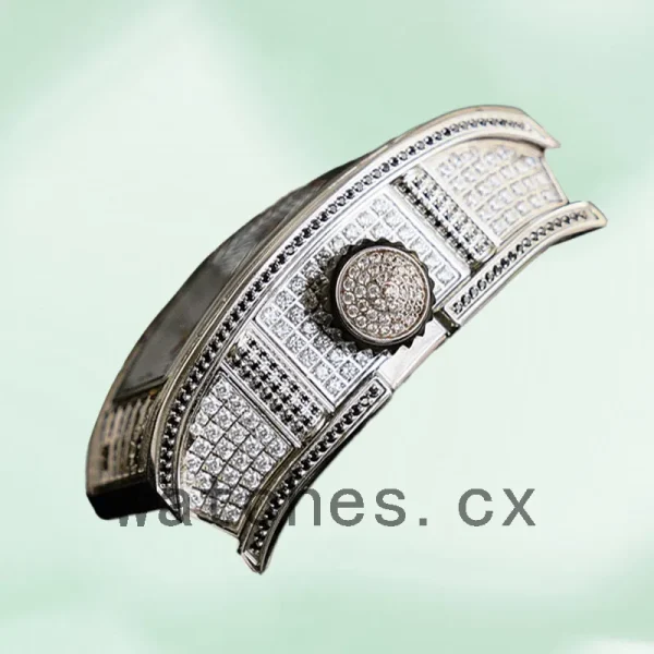 Richard Mille RM023 Men Around 50*40mm RM023 Diamond Rubber Band - Image 3