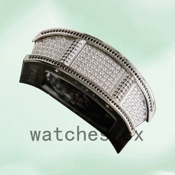 Richard Mille RM023 Men Around 50*40mm RM023 Diamond Rubber Band - Image 4
