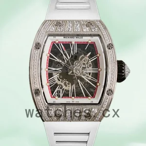 Richard Mille RM023 Men Around 50*40mm RM023 Diamond Rubber Band