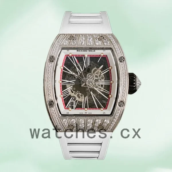 Richard Mille RM023 Men Around 50*40mm RM023 Diamond Rubber Band - Image 2