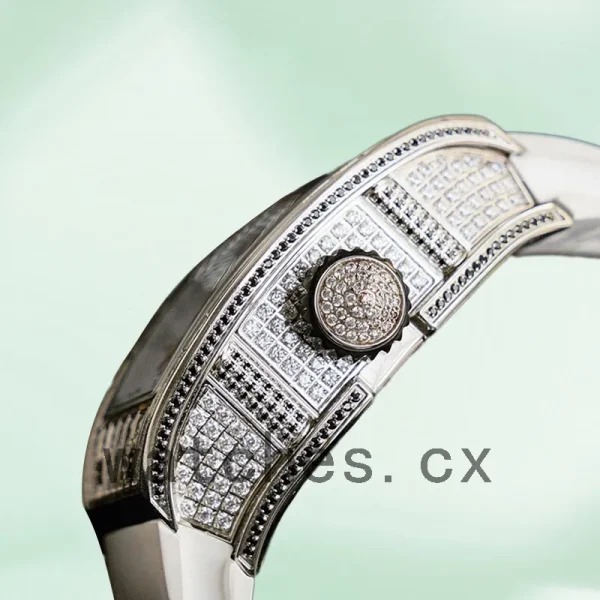 Richard Mille RM023 Men Around 50*40mm RM023 Diamond Rubber Band - Image 3
