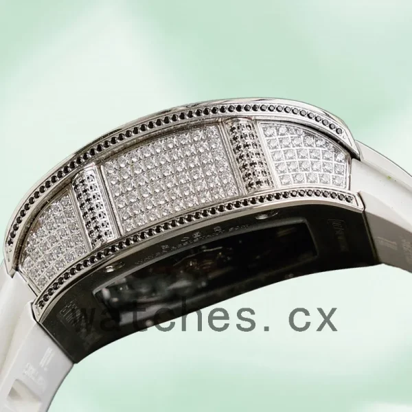Richard Mille RM023 Men Around 50*40mm RM023 Diamond Rubber Band - Image 4