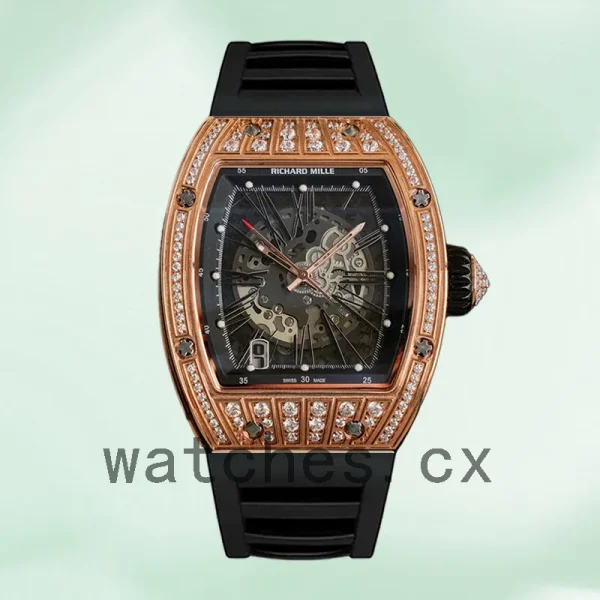 Richard Mille RM023 Around 50*40mm RM023 Men Automatic Rubber Band - Image 2